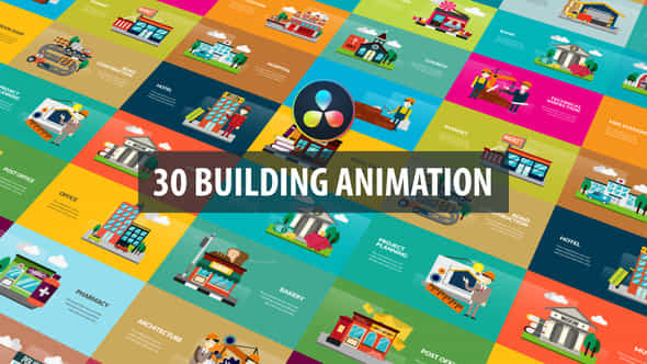 Building Animation - VideoHive 32600744