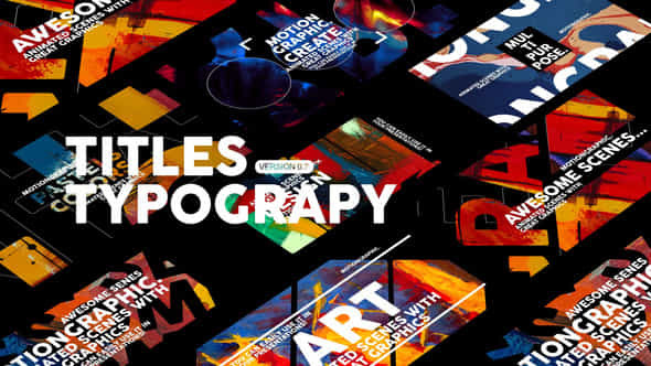 Typography Scenes - VideoHive 45753923