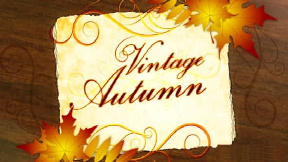 Vintage Autumn | - VideoHive 125409