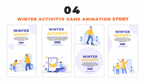 Winter Game Activity - VideoHive 48658480