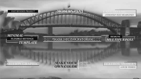 Monochrome Titles Dr - VideoHive 51362861