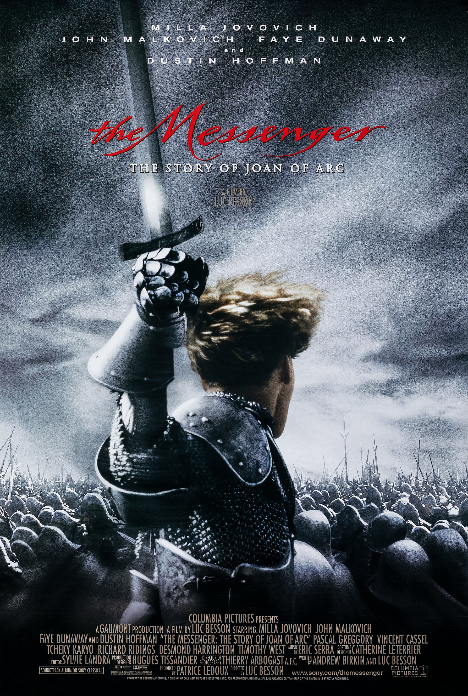 messenger the story of joan of arc poster