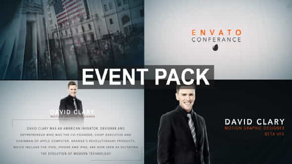 Clean Event Pack - VideoHive 21385006