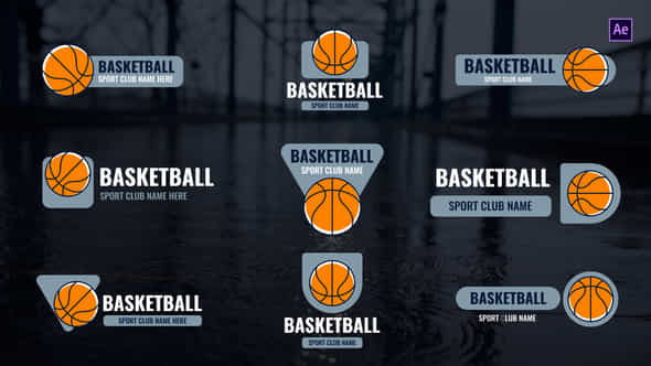 Basketball Titles - VideoHive 47496987