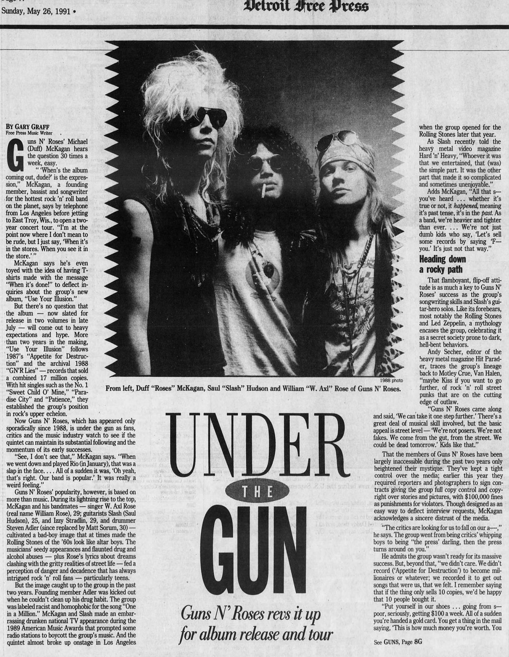 1991.05.26 - Detroit Free Press - Under The Gun (Duff) 43nFwN1Y_o