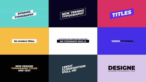 Stylish Titles - VideoHive 37660822