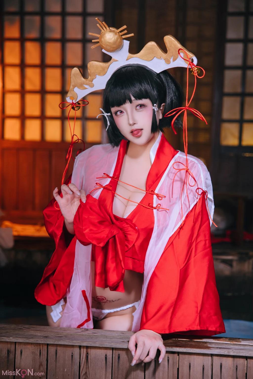 Coser@日奈娇: 辉夜巫女 (130 photos )(18)