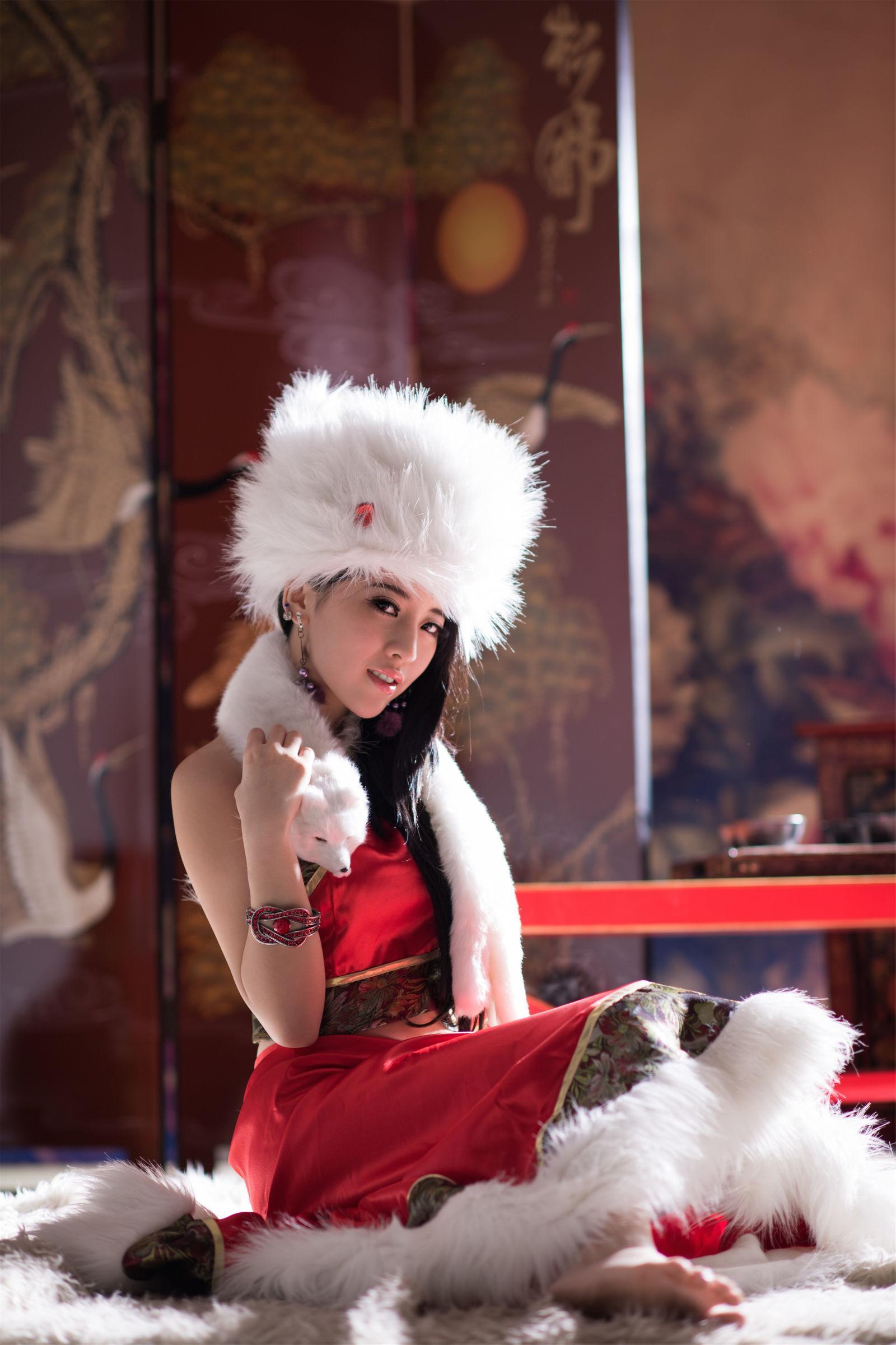 张楚曼《中国风圣诞节琴二棚》 写真集(27)