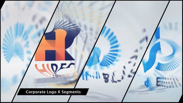 Corporate Logo X Segments - VideoHive 6757444