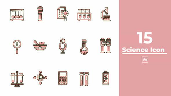 Science Icon - VideoHive 47427838