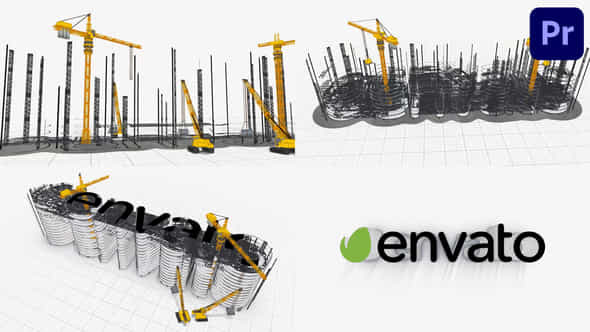 Construction Company Logo - VideoHive 46532883