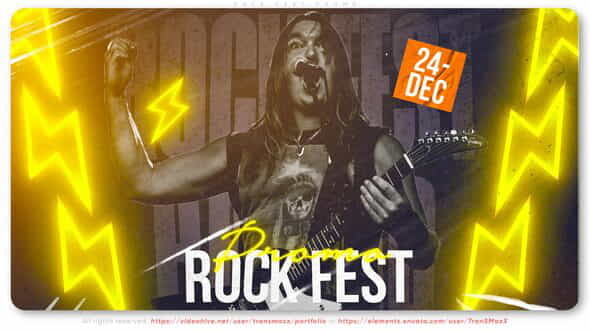 Rock Fest Promo - VideoHive 42434954