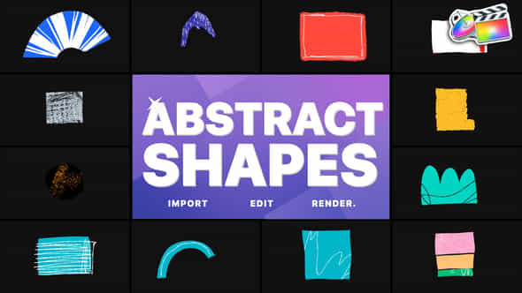 Colorful Abstract Shapes - VideoHive 48012637