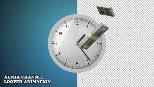 Time Is Money 01 - VideoHive 34132433