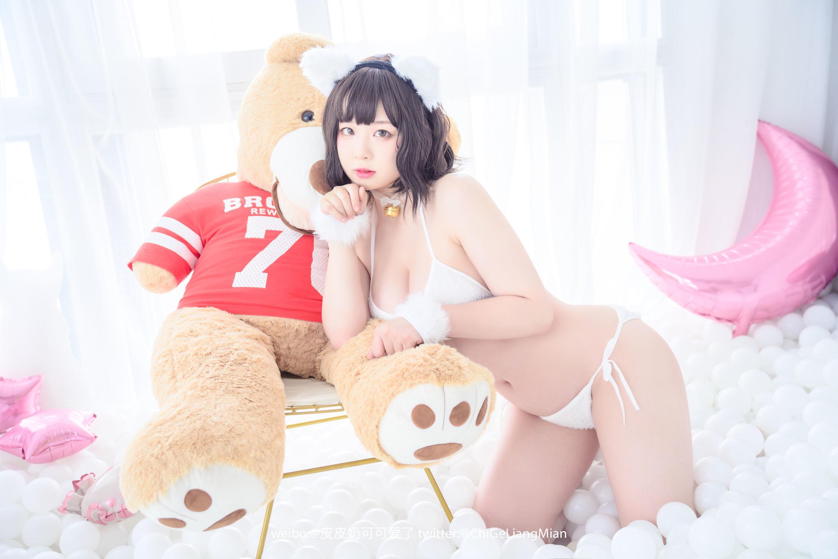 [美女Coser] 皮皮奶可可爱了啦 《白猫》 写真集(48)