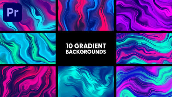 Gradient Backgrounds - VideoHive 44440036