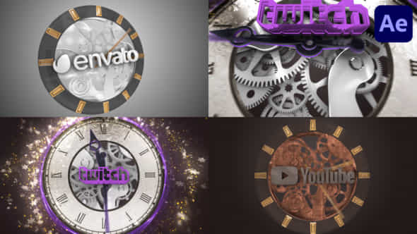 Clock Transition Holidays For After Effects - VideoHive 49674031
