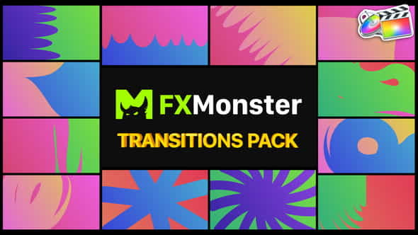 Colorful Transitions | FCPX - VideoHive 26397445