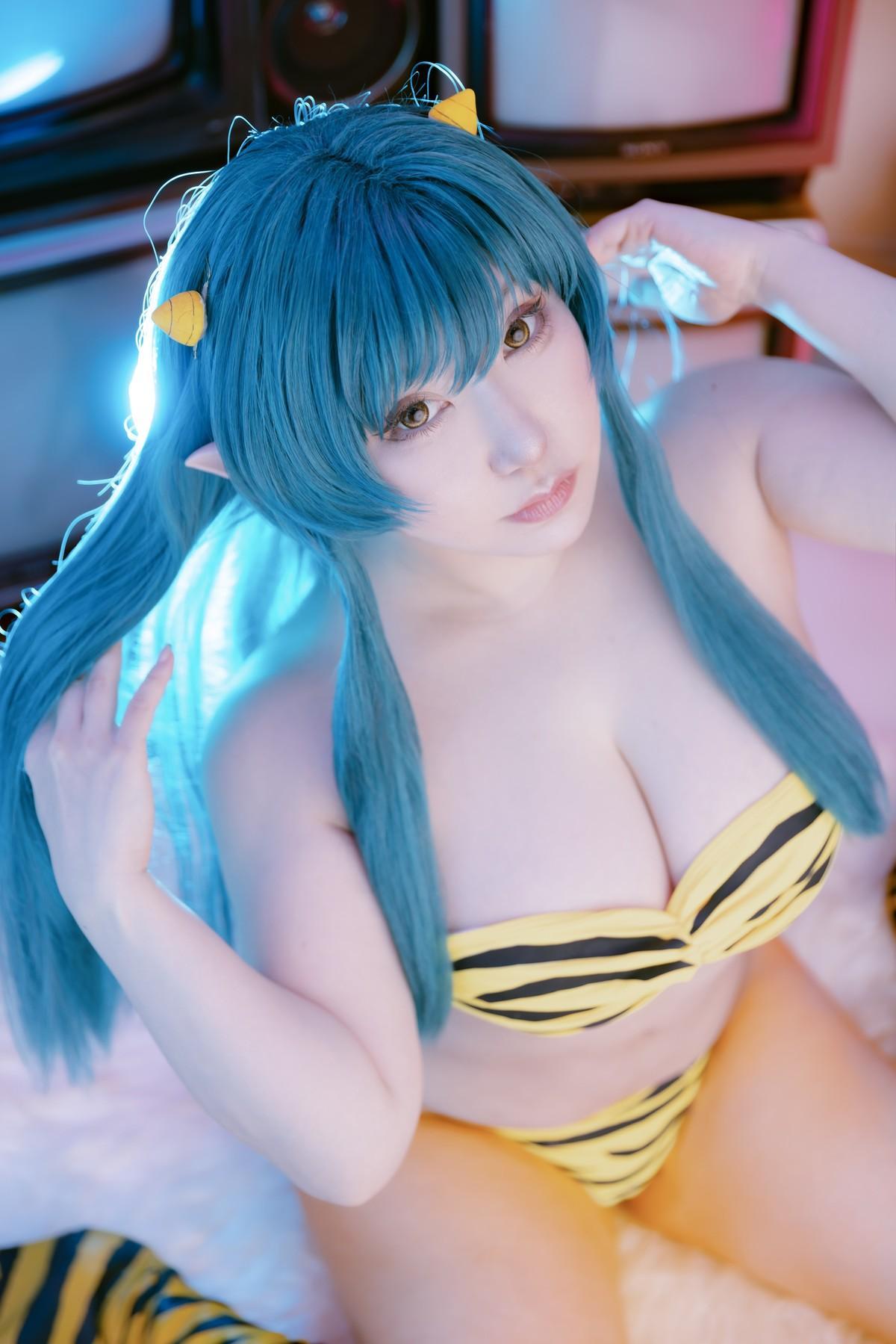 Cosplay SAKUサク Lum ラム うる星やつら Set.03(22)