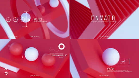 Object Abstract 3d Intro - VideoHive 37618253