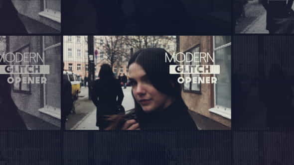 Modern Glitch Opener - VideoHive 13608774