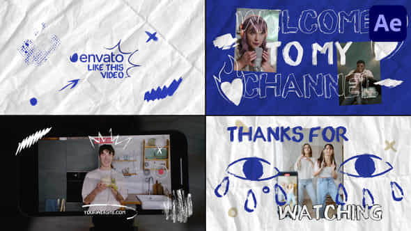 Youtube Sketch Slides For After Effects - VideoHive 53345351