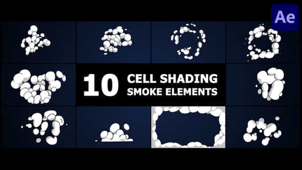 Cell Shading Smoke - VideoHive 45973571