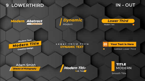 Lower Thirds - VideoHive 48190258