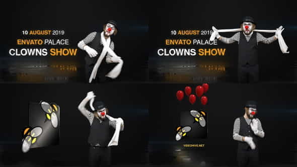 Clown Logo 4 - VideoHive 25079384