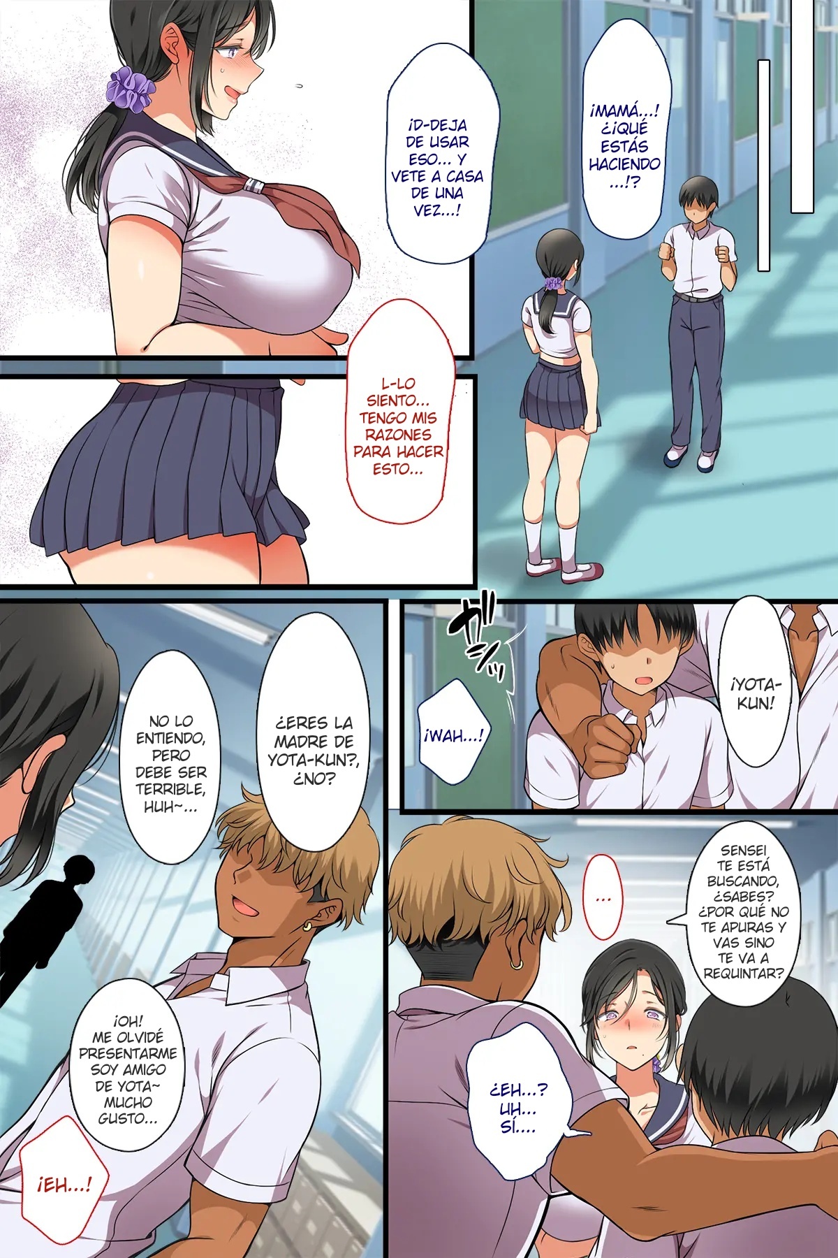[Maron Maron] Hitozuma ga Classmate ni!  ¡UNA MILF QUE SE CONVIRTIÓ EN UNA COMPAÑERA DE CLASE! [Spanish] [Dartex]