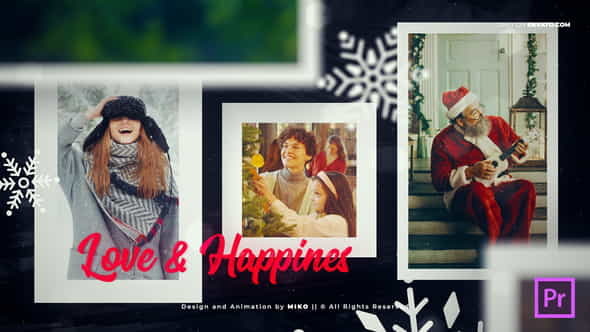 Christmas Photos Opener - VideoHive 34915696