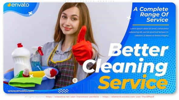 Cleaning Service Promo - VideoHive 30943857