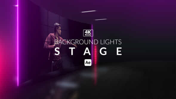 Background Lights Stage - VideoHive 53921903