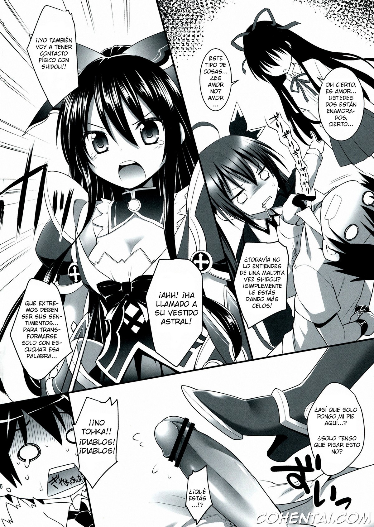 HIGHSCHOOL OF THE DATE (Date A Live) xxx comics manga porno doujin hentai español sexo 