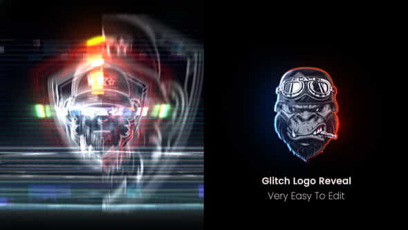 Glitch Logo Reveal - VideoHive 36321940