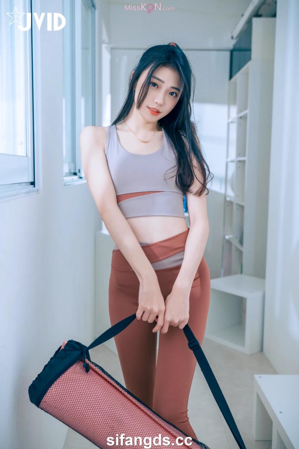 [JVID] 妍妍 Angel:【禁忌瑜珈課程】 瑜珈教練的秘密 裸體私人課程 (224 photos )(183)