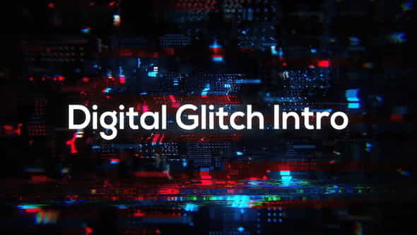 Glitch Technology Intro - VideoHive 33282479