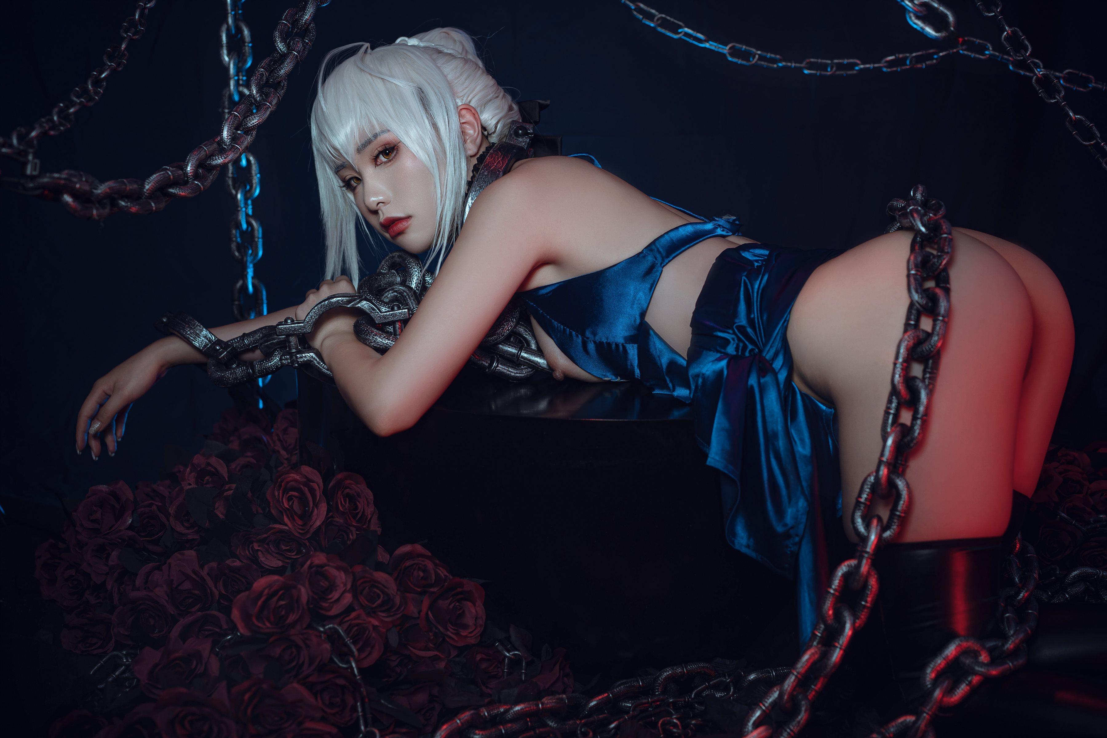 爆机少女喵小吉 Nekokoyoshi - 七月 Fate stay night 黑呆 - Saber Alter(86)