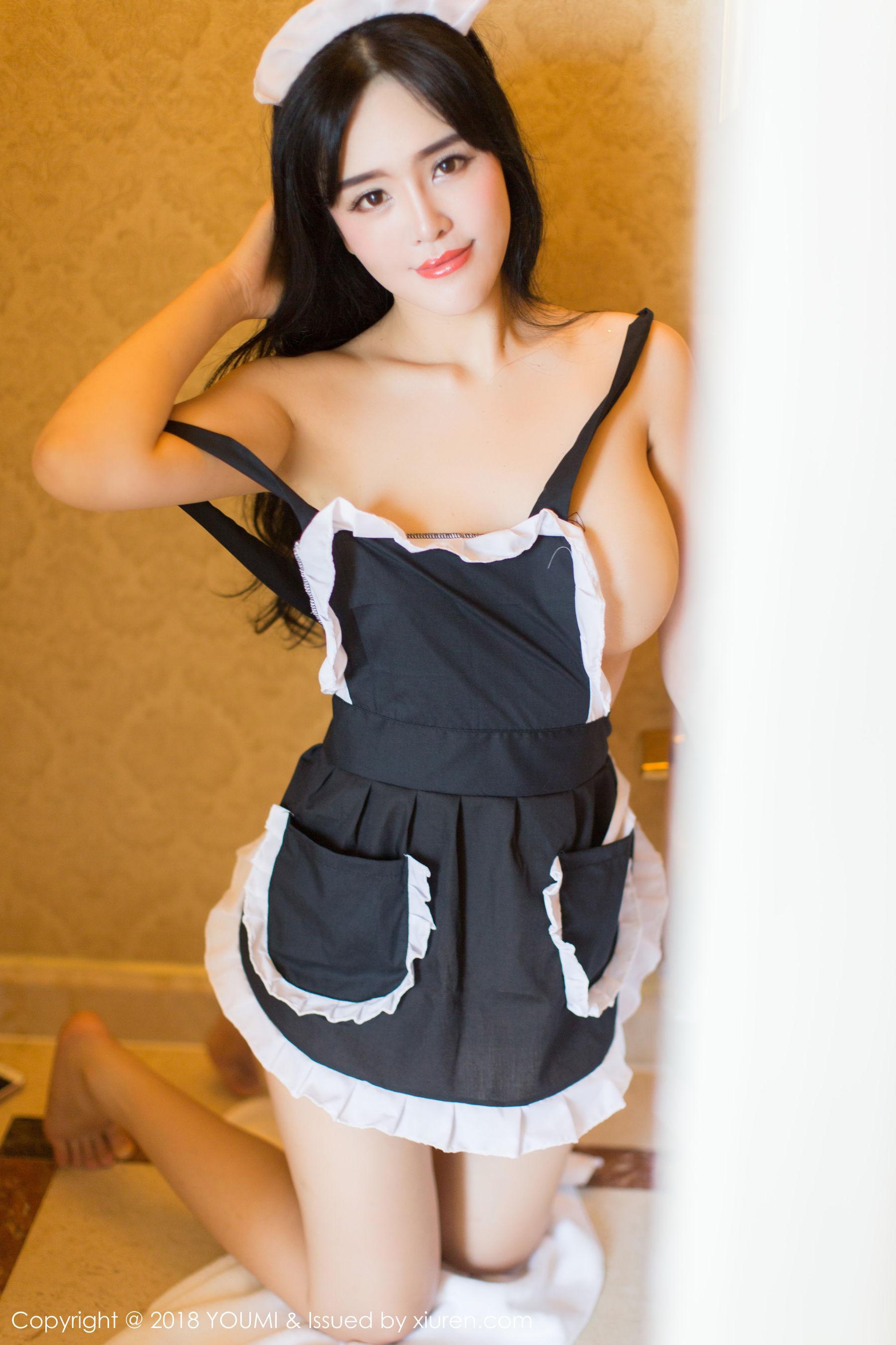 刘钰儿《乖巧女仆》 [尤蜜荟YouMi] Vol.127 写真集(16)