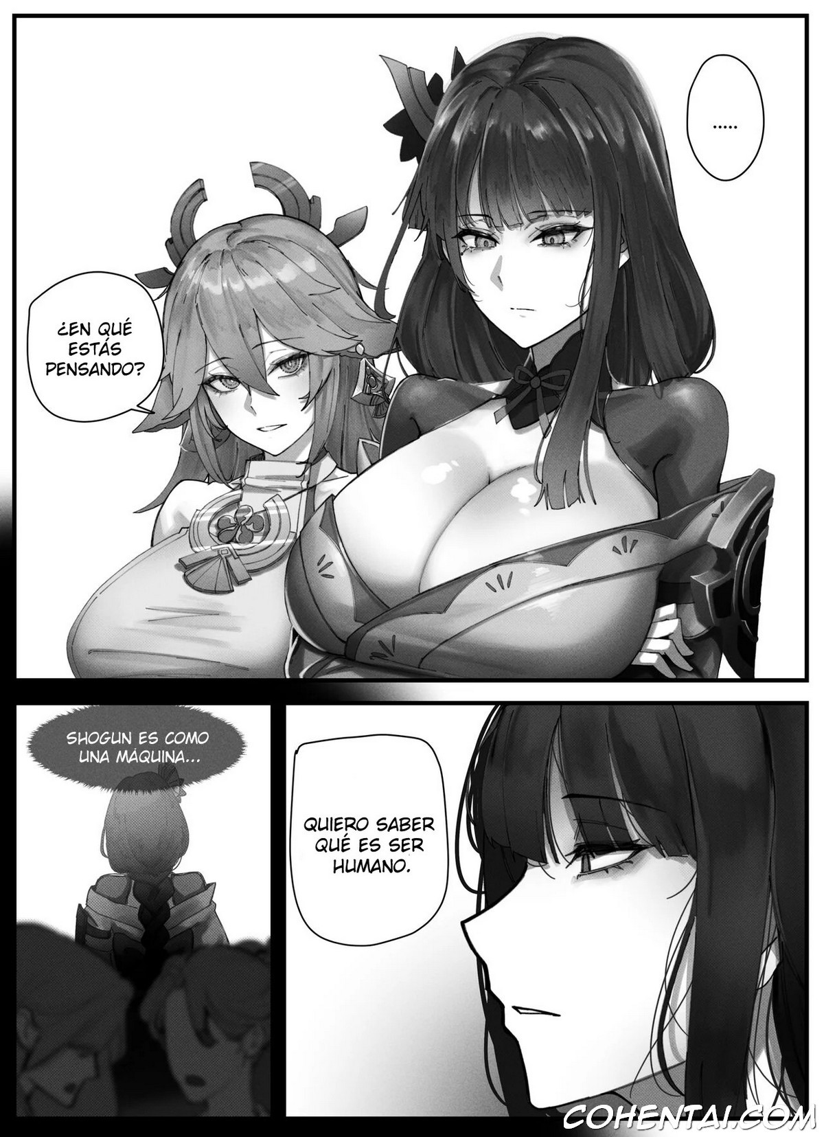 Teyvat Gravure #02 Raiden Shogun (Genshin Impact) xxx comics manga porno doujin hentai español sexo 