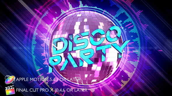 Disco Party Opener - Apple - VideoHive 28206633