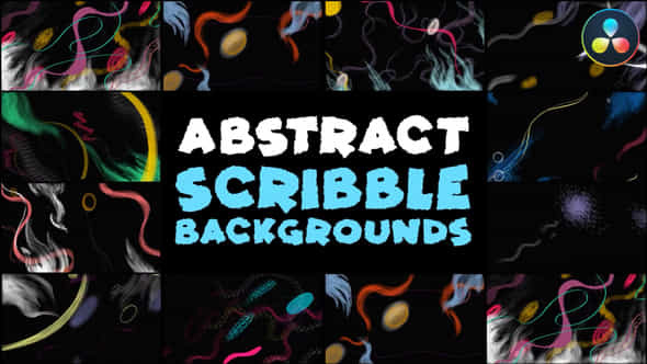 Abstract Scribble Backgrounds - VideoHive 45801409