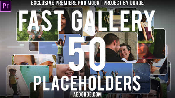 Fast Gallery Premiere Pro Mogrt Project - VideoHive 37122828