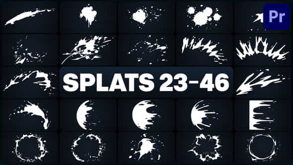 Splats Elements For Premiere Pro - VideoHive 48684159