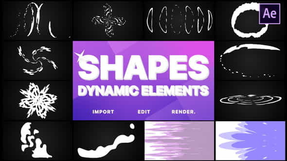 Dynamic Shapes Pack | After - VideoHive 23713375