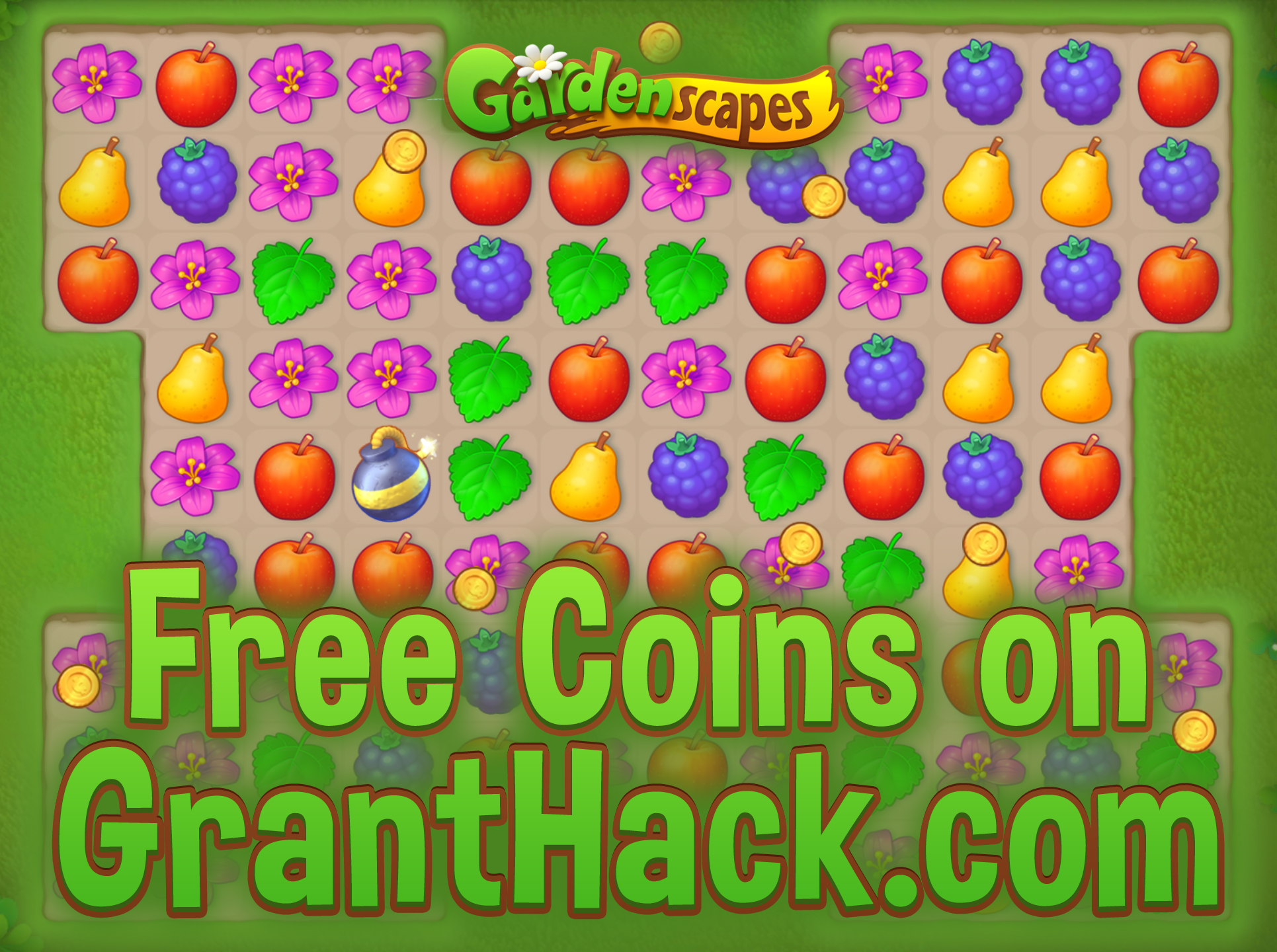 Image currently unavailable. Go to www.generator.granthack.com and choose Gardenscapes image, you will be redirect to Gardenscapes Generator site.