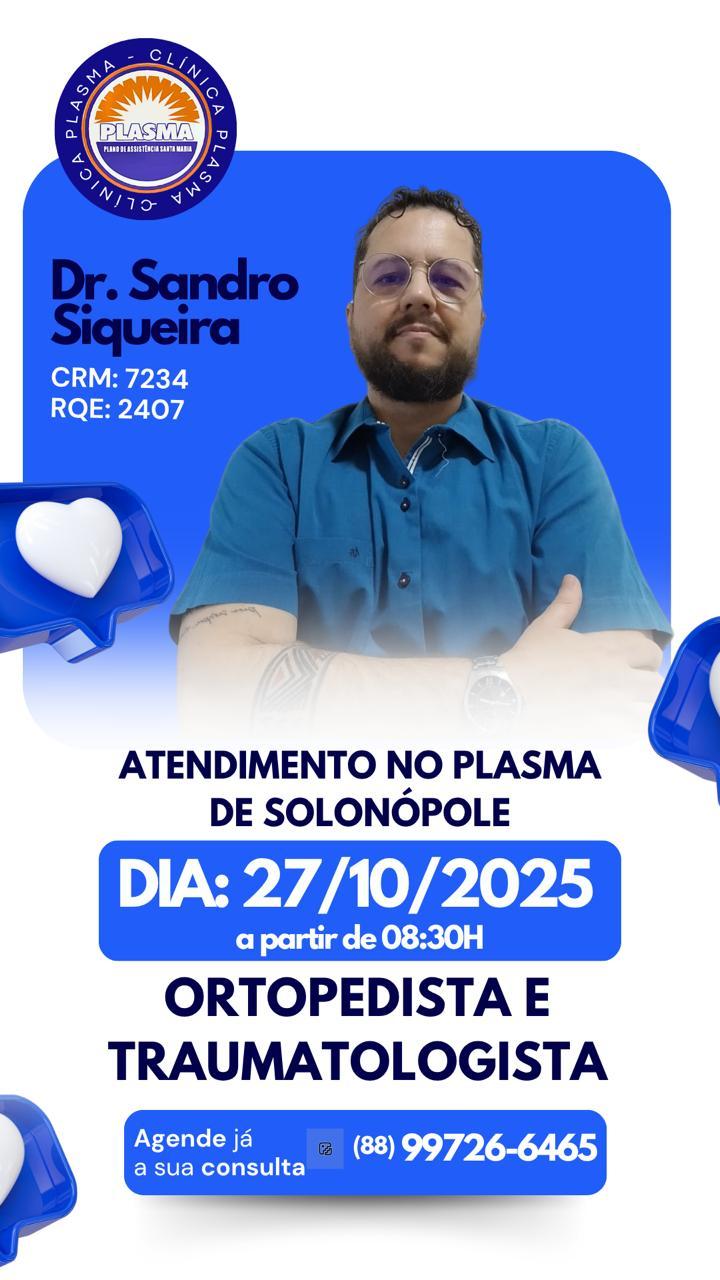 Dr Sandro Siqueira (Ortopedista/Traumatologista)