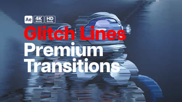 Premium Transitions Glitch Lines - VideoHive 49724798