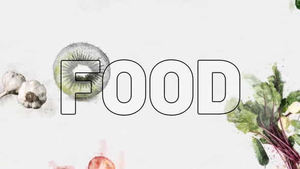 Vegetarian Fresh Food Logo - VideoHive 35980276