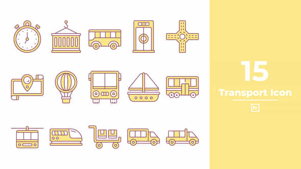 Transport Icon - VideoHive 46233412